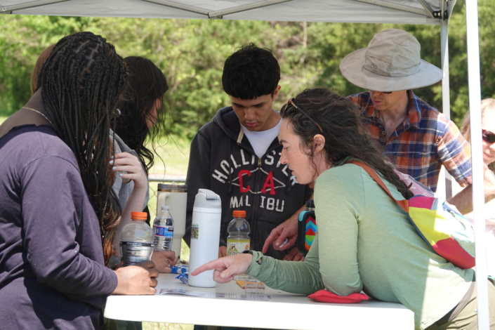 Liberty High School students learning bug identifications